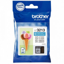 LC3213C CYAN GLACE  BROTHER 5ML 400P CART.J.ENC.