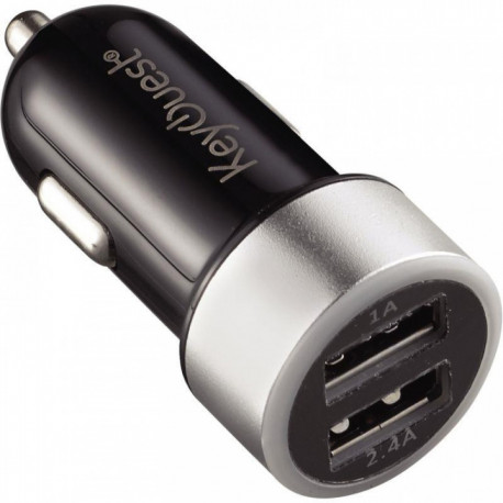 CHARGEUR VOITURE RAPIDE 2 PORTS USB 2.4A + 1A