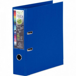 CLASSEUR À LEVIER EN PLASTIQUE PREM'TOUCH FORMAT A4 MAXI DOS 5 CM BLEU FONCÉ