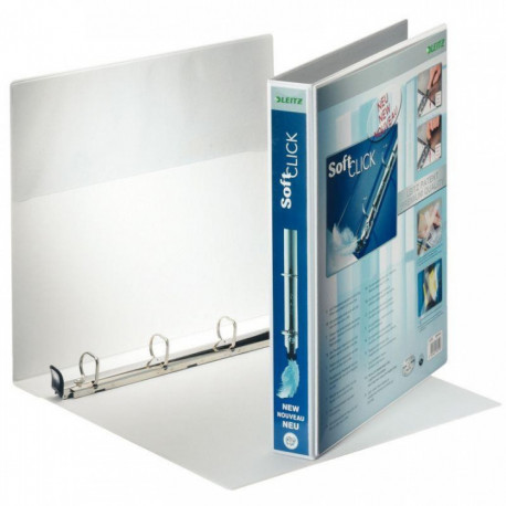 CLASSEUR PERSONNALISABLE SOFT CLICK BLANC DIAM.20 DOS 45 CAPACITÉ 190f.