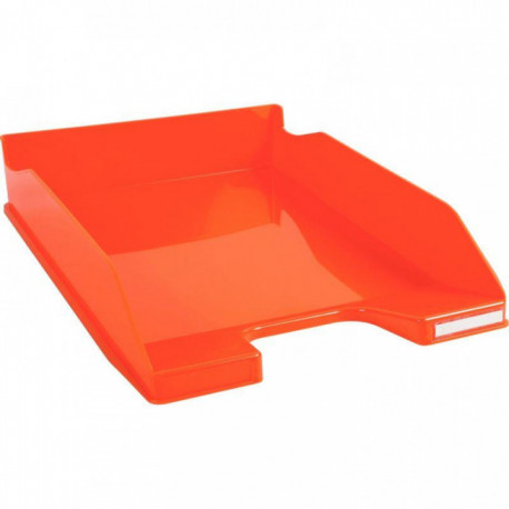 CORBEILLE ORANGE GLOSS À COURRIER A4+