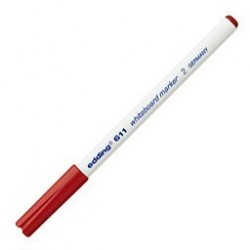 MARQUEUR EFFACABLE FIN 611 ROUGE EDDING 4-611002