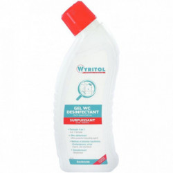 GEL WC SURPUISSANT DÉSINFECTANT 4 EN 1 750ML WYRITOL FAB FRANCE