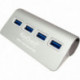 HUB 4 PORTS USB 3.0 SILVER