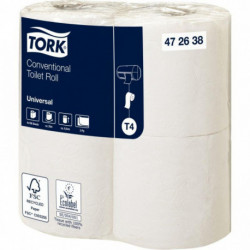 PAPIER TOILETTE *PQT4 198F* 2 PLIS TORK 472638 ECOLABEL RECYCLE