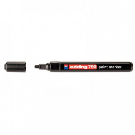 MARQUEUR NOIR PEINTURE PERMANENTE E 790 POINTE OGIVE