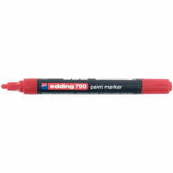 MARQUEUR PEINTURE ROUGE PERMANENTE E 790 POINTE OGIVE