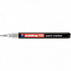 MARQUEUR PEINTURE PERMANENTE E 791 POINTE OGIVE ARGENT