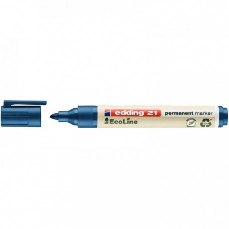 MARQUEUR PERMANENT ECOLINE OGIVE BLEU