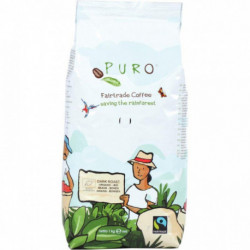 PAQUET 1KG CAFÉ GRAIN BIO PURO FAIRTRADE