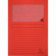 POCHETTES ROUGE PQT 100 FAB FRANCE COIN PAPIER FOREVER 120G