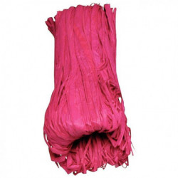 PELOTE DE 50 G DE RAPHIA VÉGÉTAL FUCHSIA