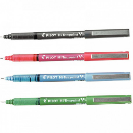 STYLOS **POCH4** POINTE AIGUILLE  V5 COULEURS ASSORTIES PILOT