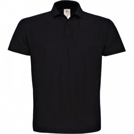 POLO COTON NOIR TAILLE L