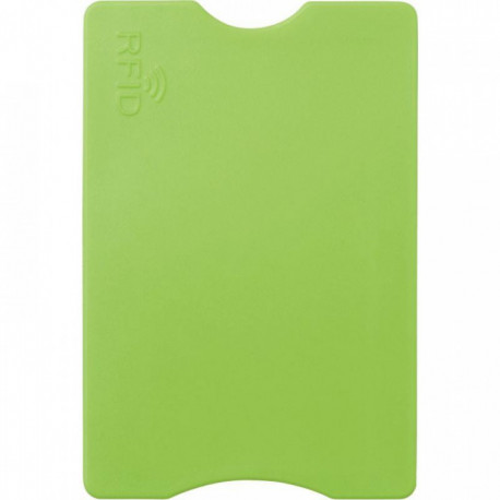 PROTECTEUR DE CARTE DE CRÉDIT RFID VERT CITRON