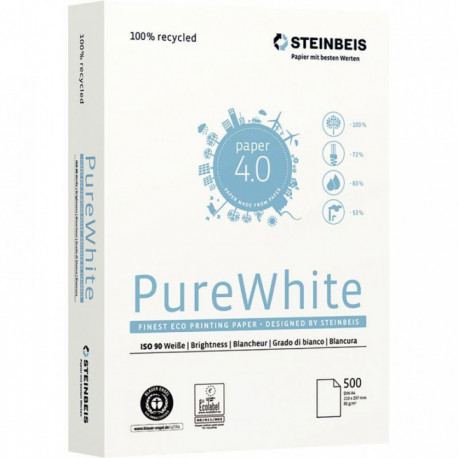 RAMETTE DE 500 FEUILLES A3 80G BLANC PURE WHITE