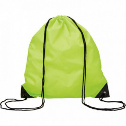 SAC À DOS AVEC CORDON VERT CITRON