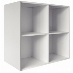 SÉPARATEUR MODULE 2 CASES L37XH38 POUR BIBLIOTHÈQUE MODULABLE BLANC