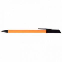 STYLO NOIR BILLE EN BIOPLASTIQUE POINTE MOYENNE