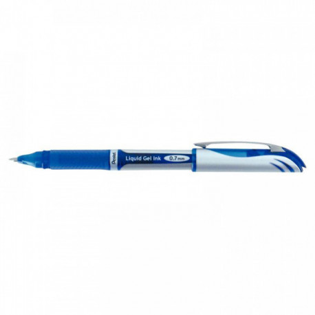 STYLO BLEU ENERGEL BL57 POINTE MÉTAL 0,7MM LIGNE FUTURISTE