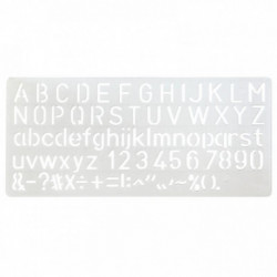 TRACE-LETTRE À BILLE 10 MM CARACTÈRES DROITS