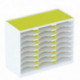 TRIEUR MONOBLOC 24 CASES BLANC/VERT