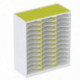 TRIEUR MONOBLOC 36 CASES BLANC/VERT