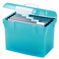 VALISE CLASS'N GO + 5 DOSSIERS SUSPENDUS BLEU