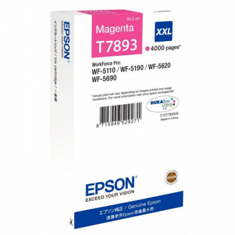 C13T78934010 CART EPSON JE MAGENTA 4000 P C13T789340 EPSON