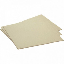 LOT DE 10 PLAQUES DE LINOLÉUM, DIMENSION : 210 X 297 MM