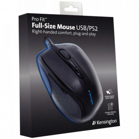 SOURIS KENSINGTON PRO FIT FILAIRE