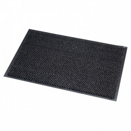 TAPIS 60X90 CM MICROFIBRE INTERIEUR  GRIS   ABSORBANT PASSAGE INTENSE 