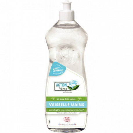 LIQUIDE VAISSELLE MAINS PEAUX SENSIBLE FLACON DE 1 LITRE