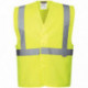 GILET HAUTE VISIBILITÉ JAUNE TAILLE L/XL