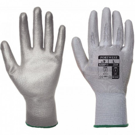 PAIRE GANTS MANUTENTION POLYURETHANE NOIRS TAILLE 10 LG38