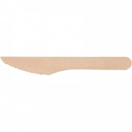 COUTEAUX EN BOIS 16CM PQT DE 100 