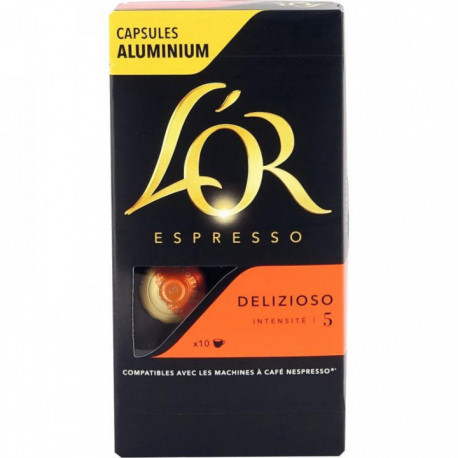 CAFE CAPSULES *BTE 10* P/NESPRESSO OR DELIZIOSO