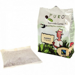 CAFE FILTRE DOSE POUR MACHINE PURO FUERTE 80% ARABICA 20% ROBUSTA 48 DOSES 5092