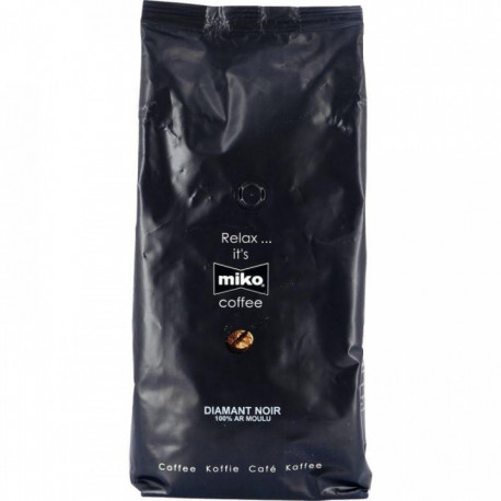 CAFE MOULU 100% ARABICA MIKO DIAMANT NOIR PQT 1KG 501411