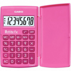 CALCULATRICE FX ROSE 8 CHIFFRES  12X7X1,5 CM CASIO Petite FX rose