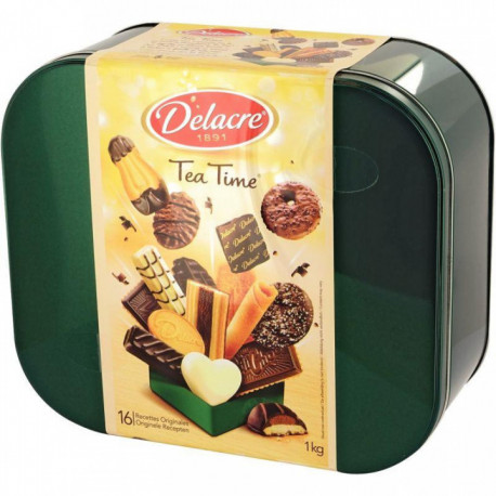 BOITE 1KG DE GATEAUX SUCRES TEA TIME DELACRE LU 8016911