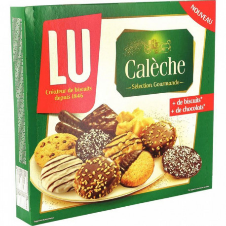 BOÎTE D'ASSORTIMENT BISCUIT SUCRÉ CALÈCHE LU 250G