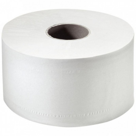 PAPIER TOILETTE MINI JUMBO *PQT12RLX*170M 2 PLIS OUATE BLANCHE PRO532