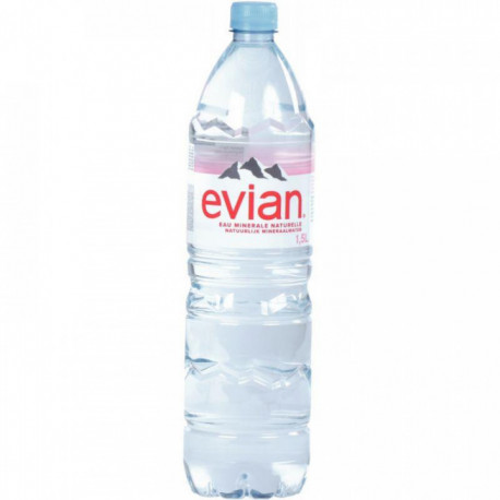 EAU PLATE EVIAN *1,5L PACK DE 12* 8000582