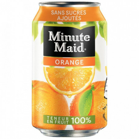 PAQUET  24 BOÎTES 33 CL  MINUTE MAID ORANGE