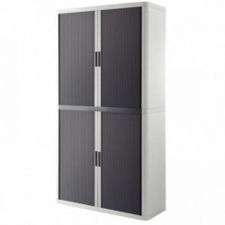 ARMOIRE HAUTE BLANCHE RIDEAUX ANTHRACITE E2CT0009900065