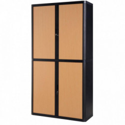 ARMOIRE HAUTE NOIRE RIDEAUX HETRE E2CT0005100043