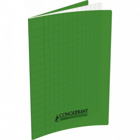 CAHIER POLYPRO VERT MATERN 17x22 90G 32P SEYES 3MM HAMELIN 400002785