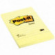 BLOC POST IT 102X152 LIGNE JAUNE 660 23696