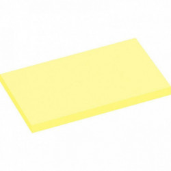 BLOC REPOSITIONNABLE 75X125 JAUNE  *PQT12*ECO JAUNE 5655-01